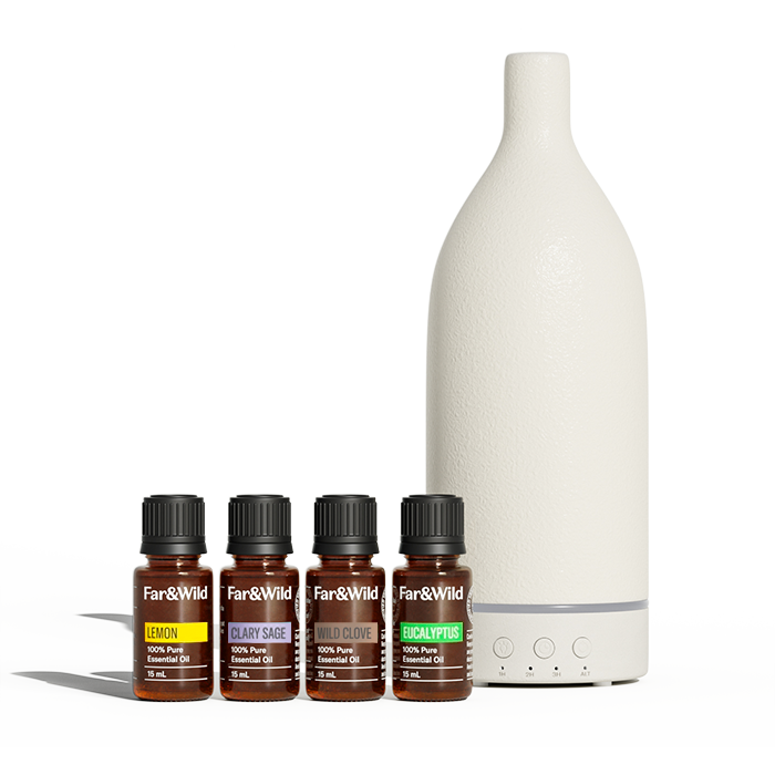 SMELL THERAPY KIT + CERAMIC DIFFUSER