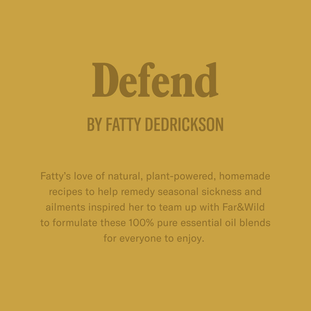 DECONGEST & DEFEND BY FATTY DEDRICKSON + CERAMIC DIFFUSER