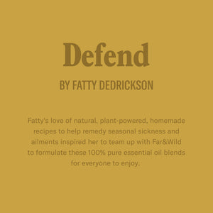 DECONGEST & DEFEND BY FATTY DEDRICKSON + CERAMIC DIFFUSER